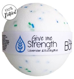 The Bath Bomb Co Bath Bomb - Give Me Strength - 200g - Eucalyptus, Lavender, Wintergreen