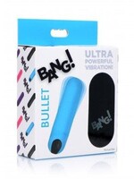 XR Brands Bang! Bullet with Remote - Blue