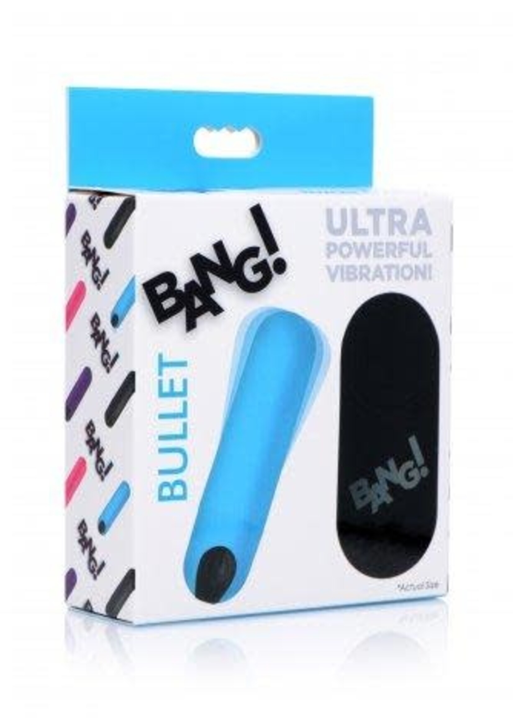 XR Brands Bang! Bullet with Remote - Blue