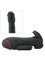 Vibrating Real Feel Fanta Flesh 2 inch Extension in Black