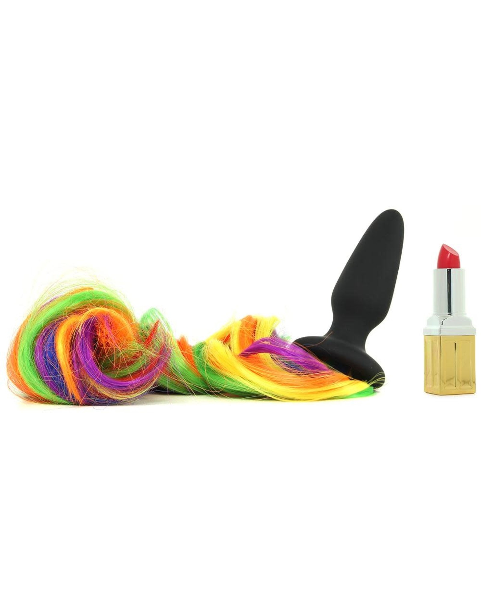 NS Novelties Unicorn Tails - Silicone Butt Plug - Rainbow