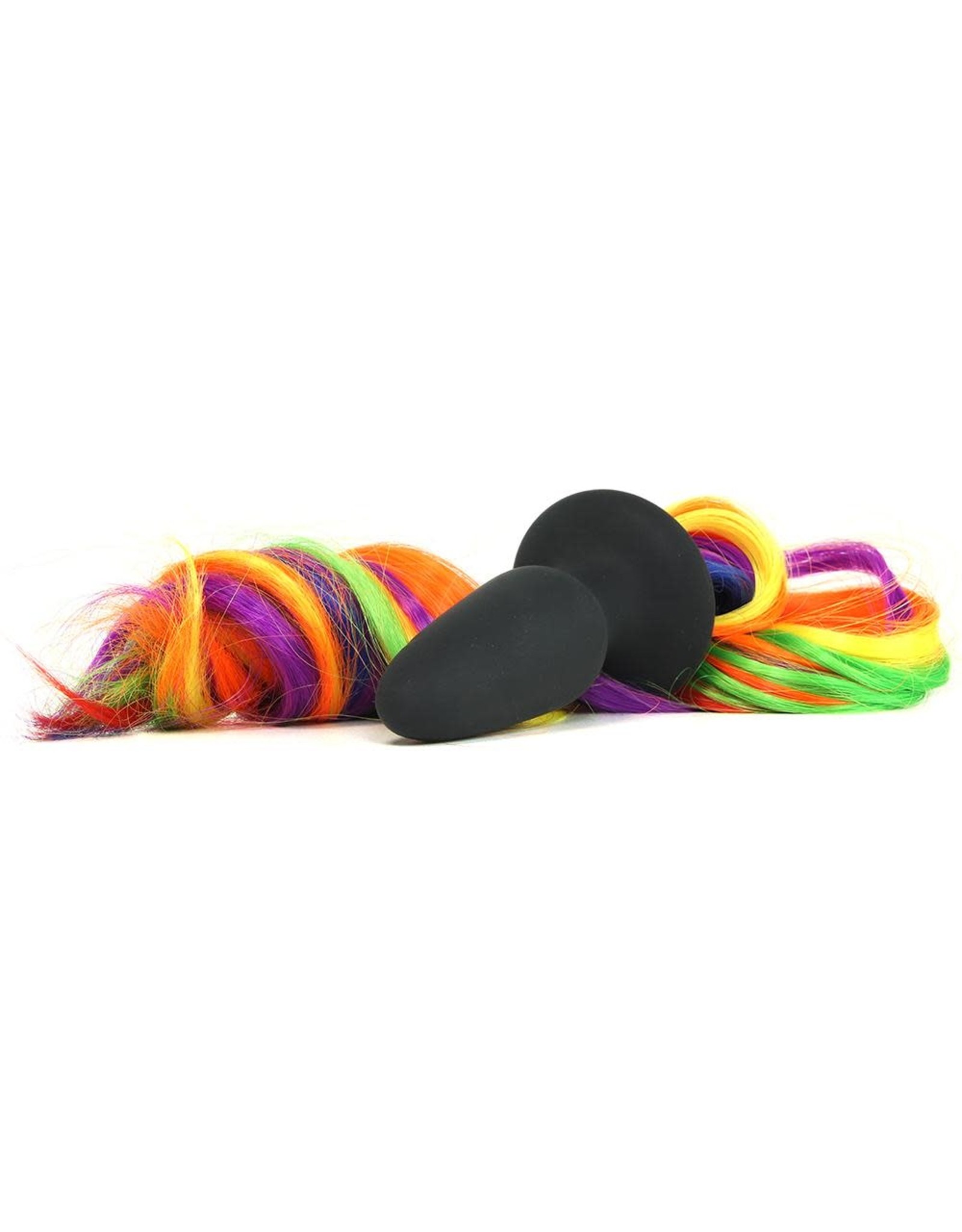 NS Novelties Unicorn Tails - Silicone Butt Plug - Rainbow