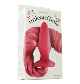 Unicorn Tails - Silicone Butt Plug - Pastel Pink