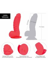 BMS Factory Addiction - Silicone Dong 7" - Tom - Hot Pink