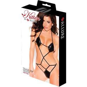 Allure - Tease Em' Teddy - Black - OS