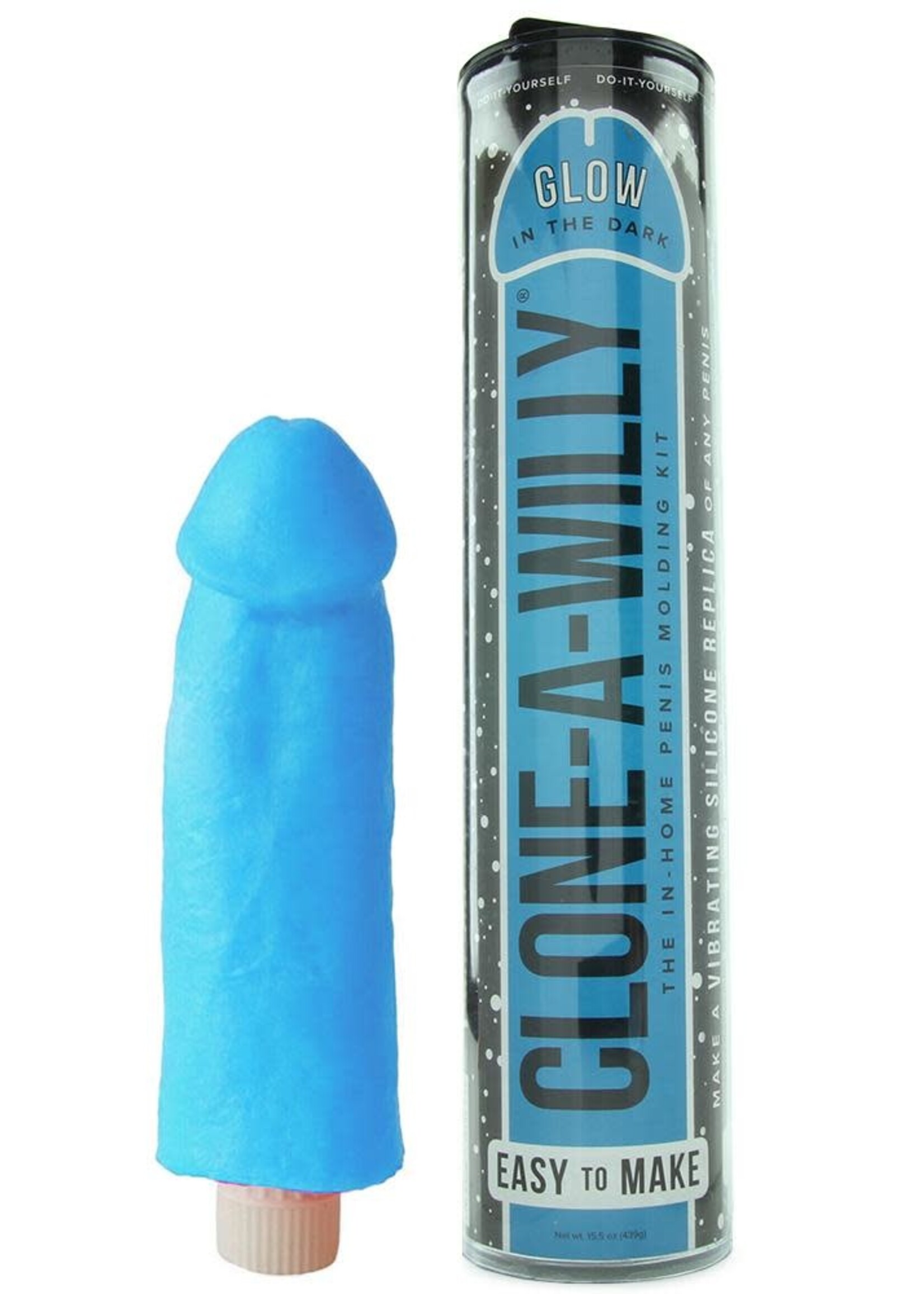 Empire Labs Clone-A-Willy - Glow in the Dark & Vibrating - Blue