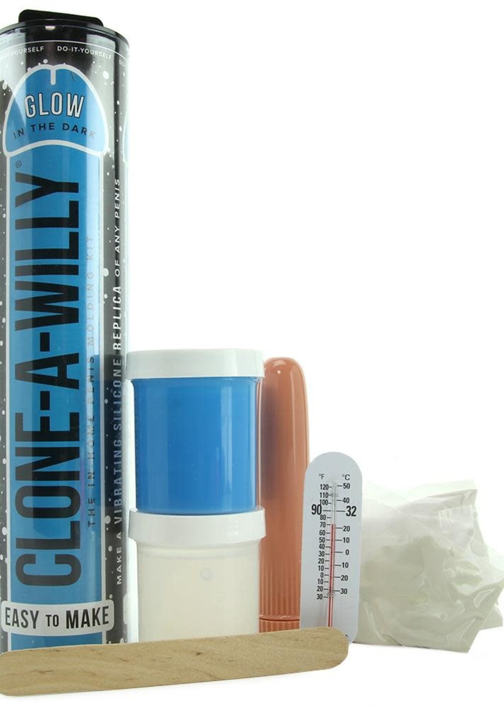 Empire Labs Clone-A-Willy - Glow in the Dark & Vibrating - Blue