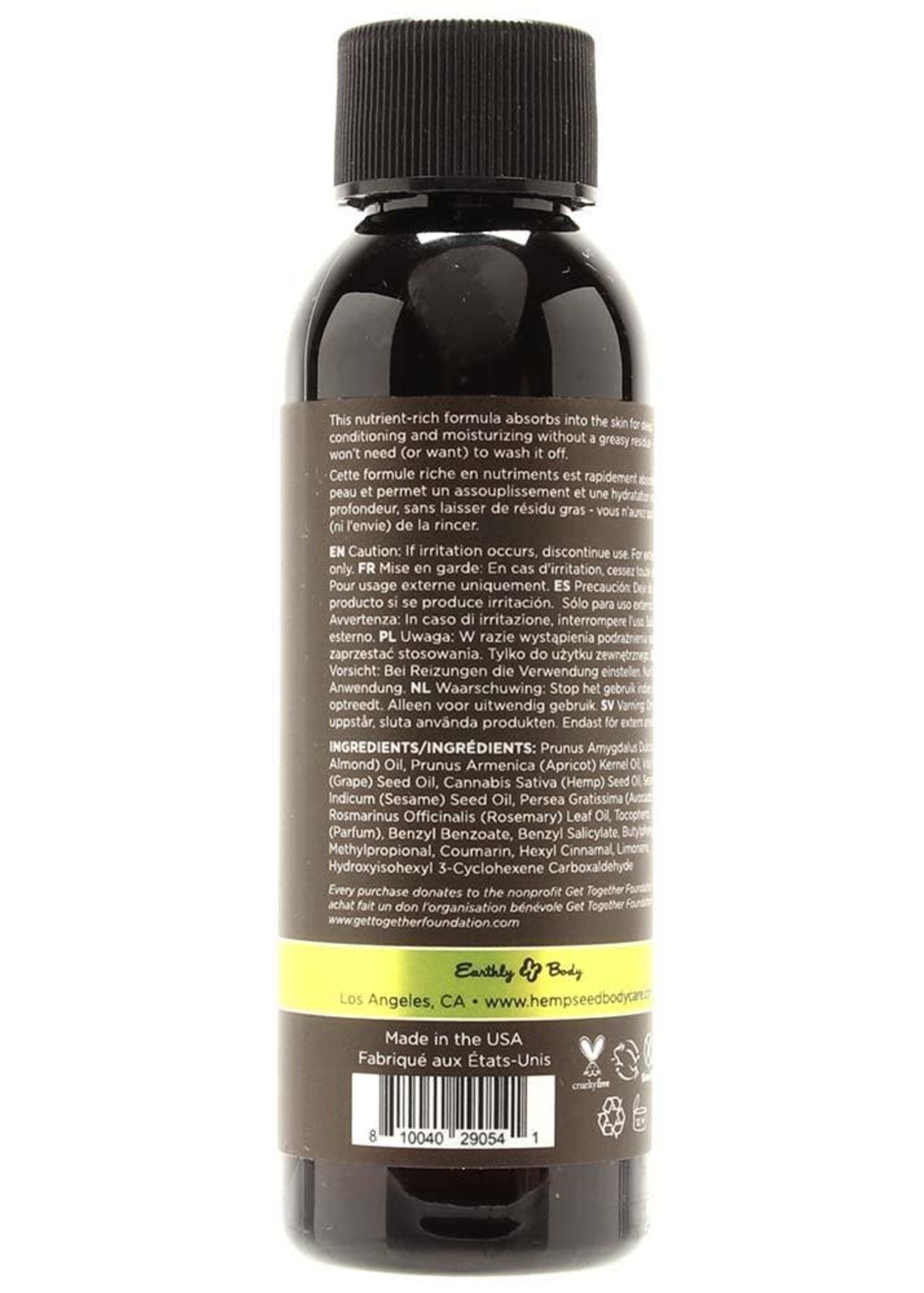 Earthly Body Earthly Body - Massage Oil - Beach Daze - 2 oz