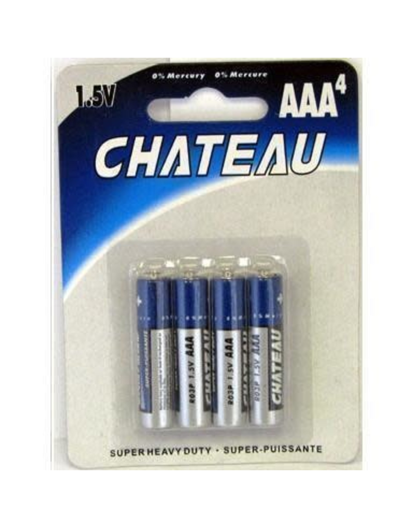 Chateau AAA - 4 Pack Batteries