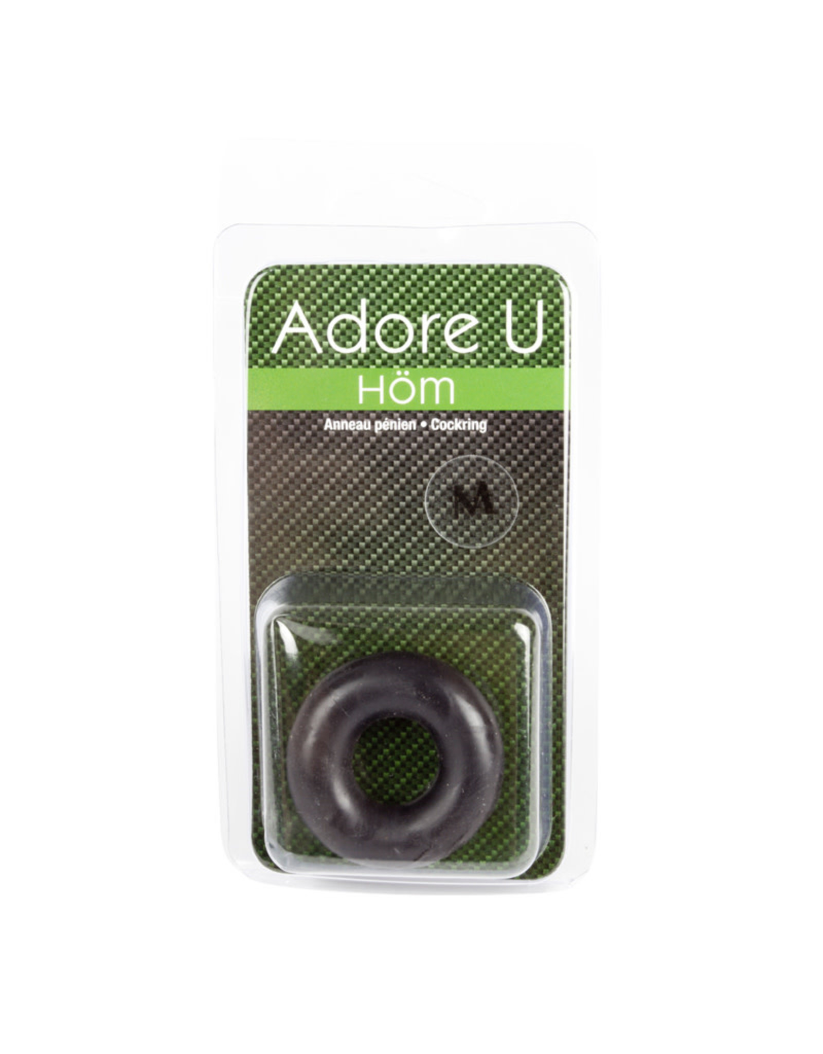 Adore U Adore u Hom - Medium Cock Ring (black)