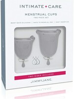 Intimate + Care Menstrual Cups Two Piece Set Clear Jimmy Jane