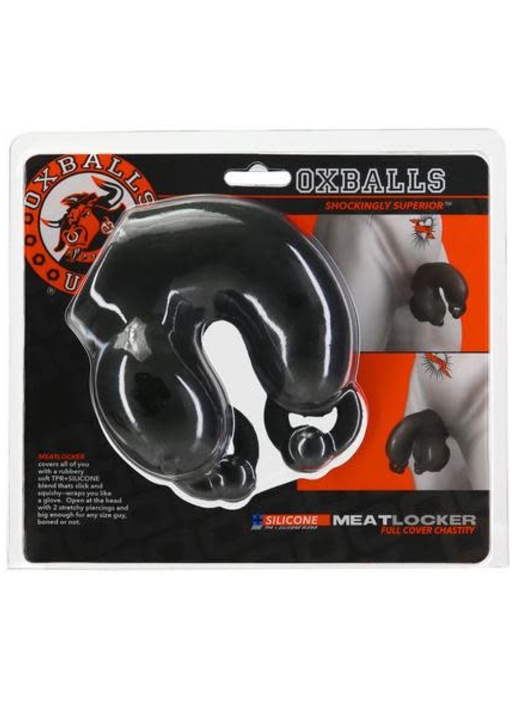 Oxballs - Meatlocker - Full Cover Chasity - Black