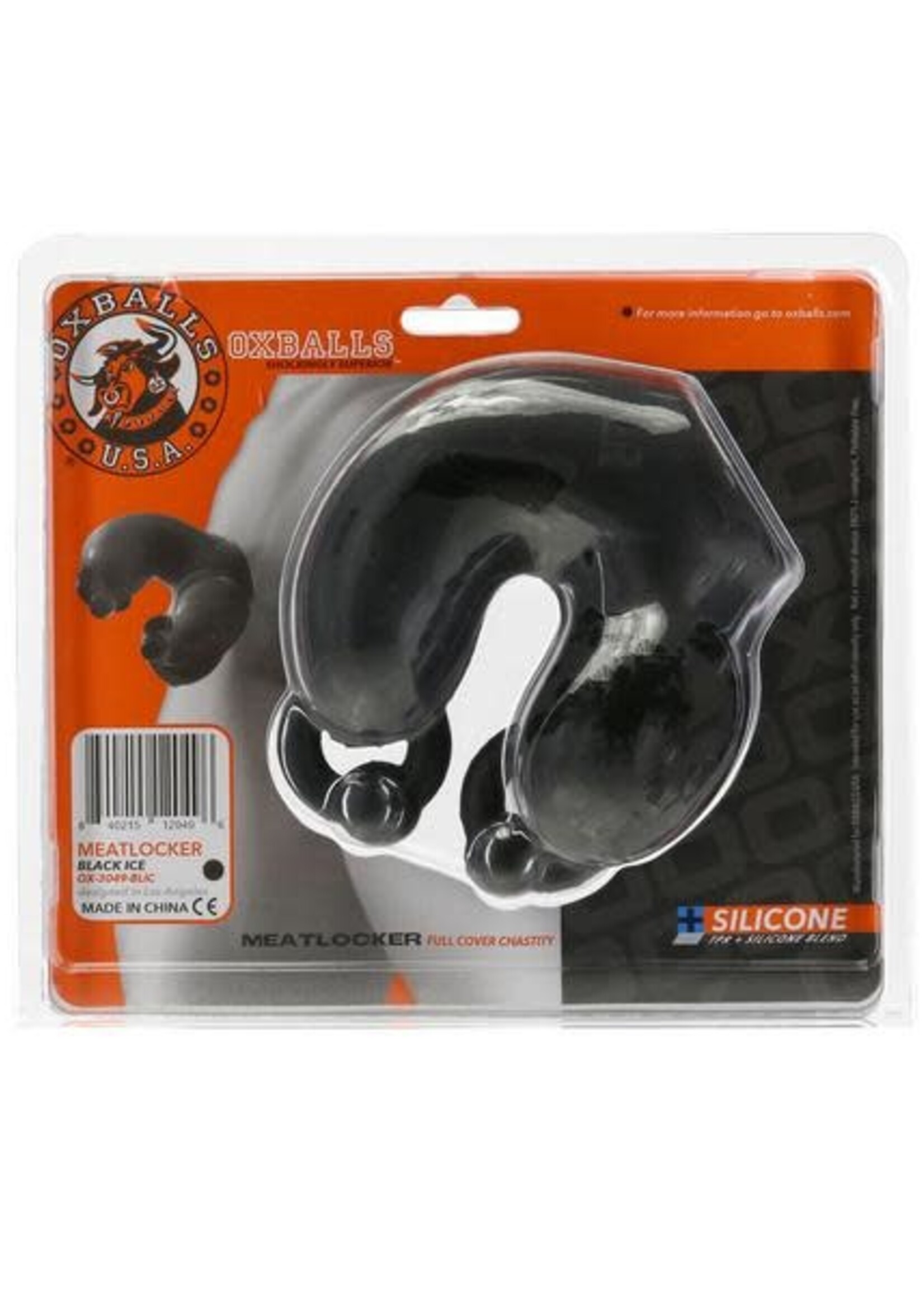 Oxballs - Meatlocker - Full Cover Chasity - Black