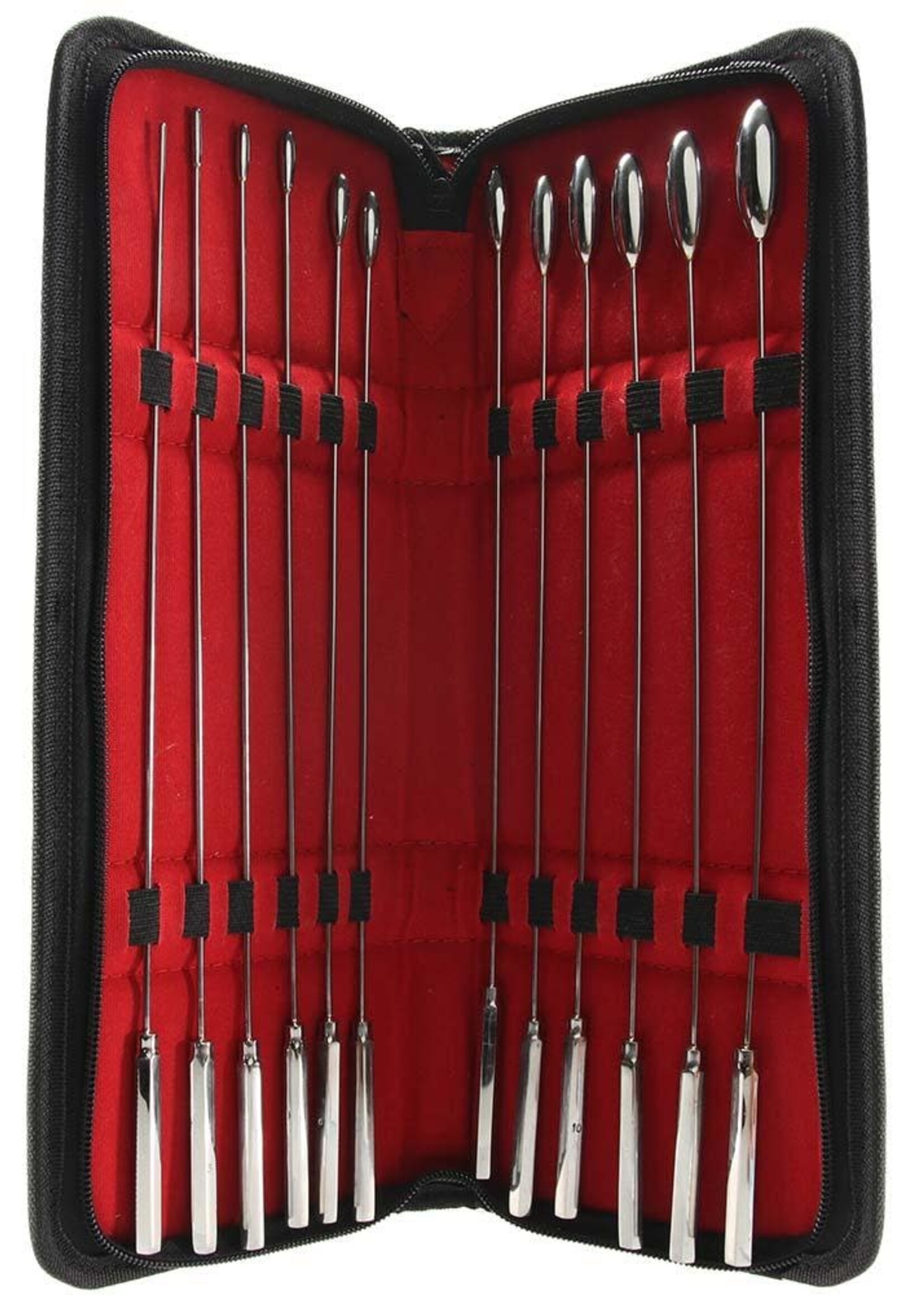 Rouge - Stainless Steel 12 Pc Rose Bud Sounding Set