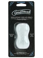 Doc Johnson GoodHead - Helping Head Pro Stroker in Frost