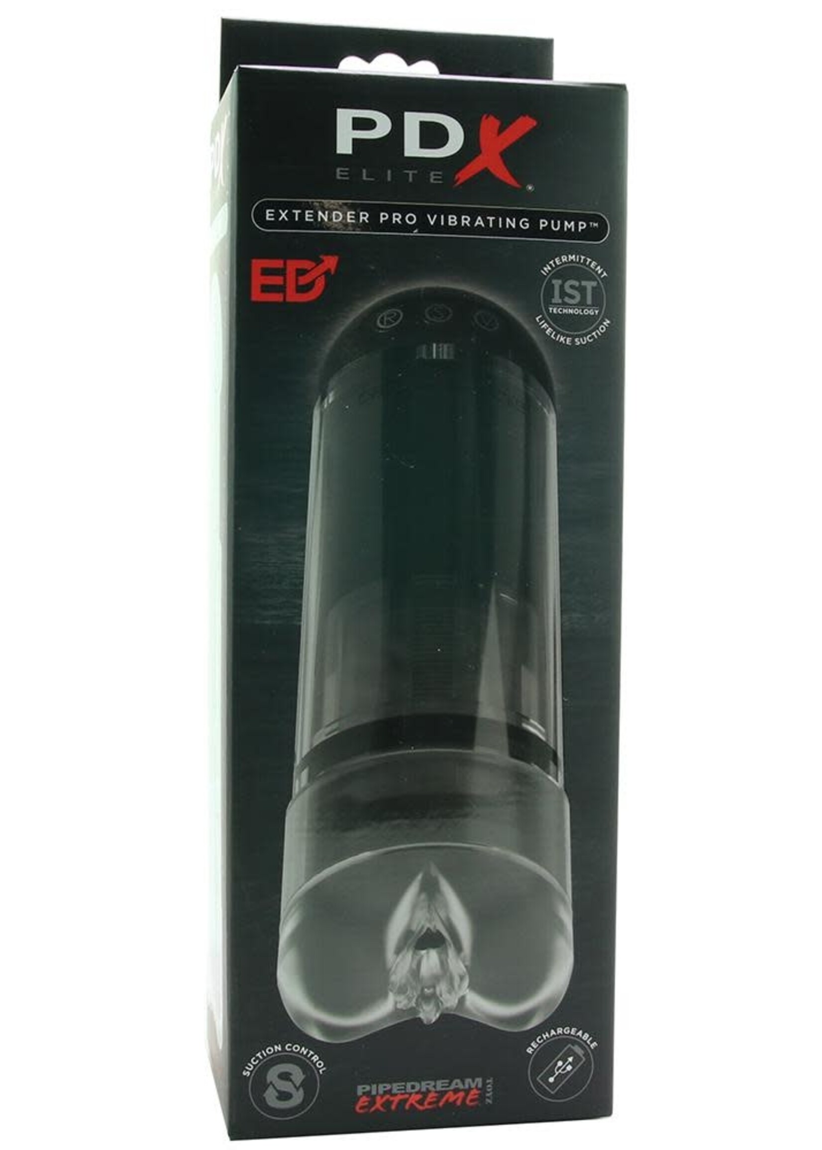 Pipedream PDX Elite Extender Pro Vibrating Pump Stroker