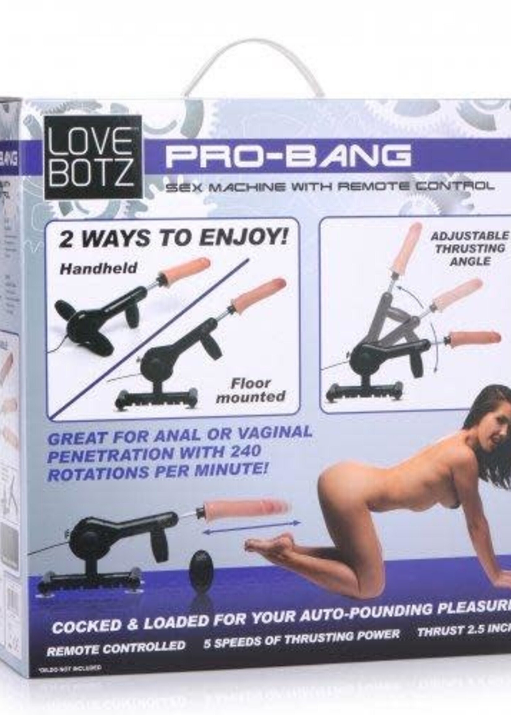 XR Brands Pro-Bang Sex Machine With Remote
