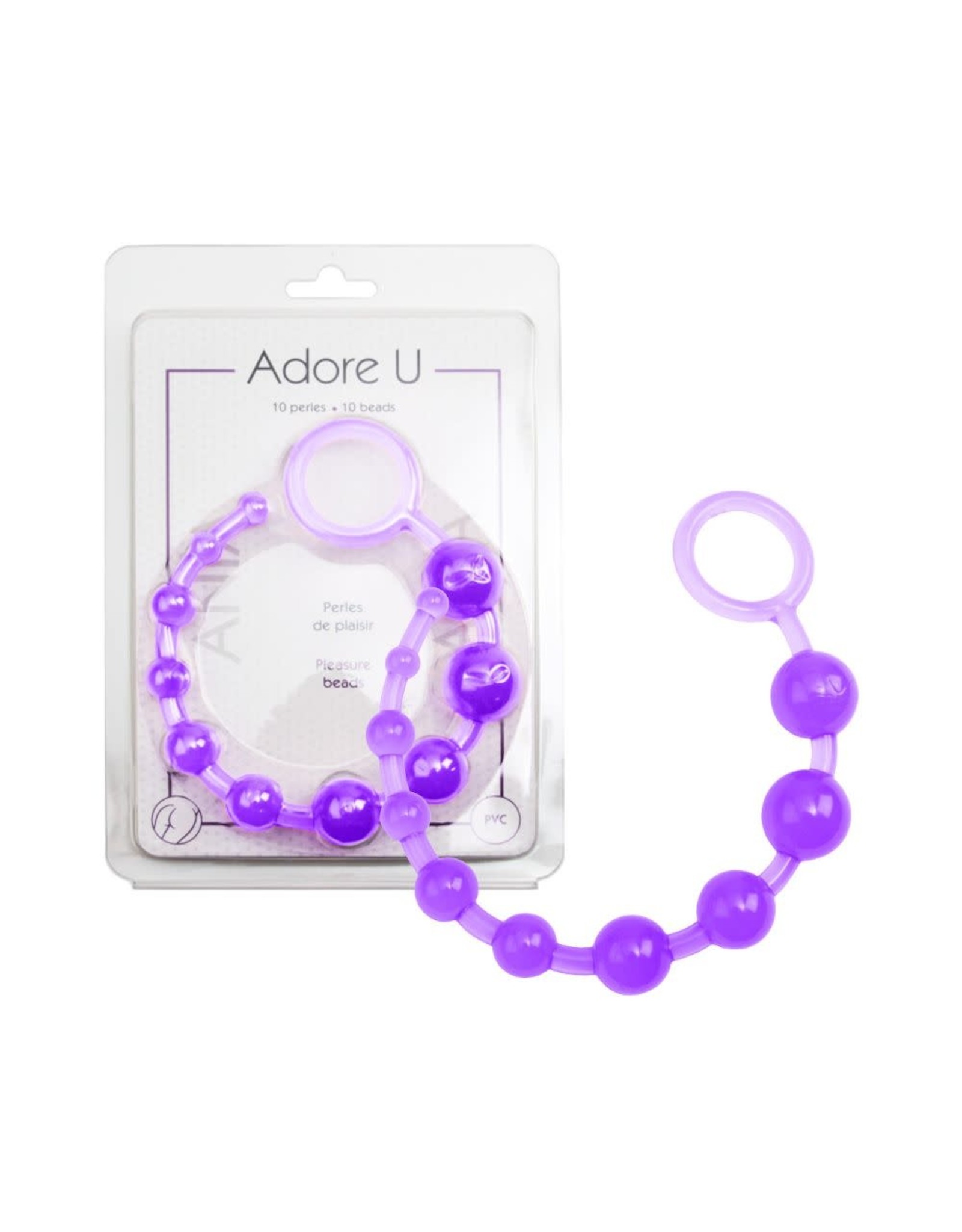 Adore U Adore U - Ania Anal Beads - Purple
