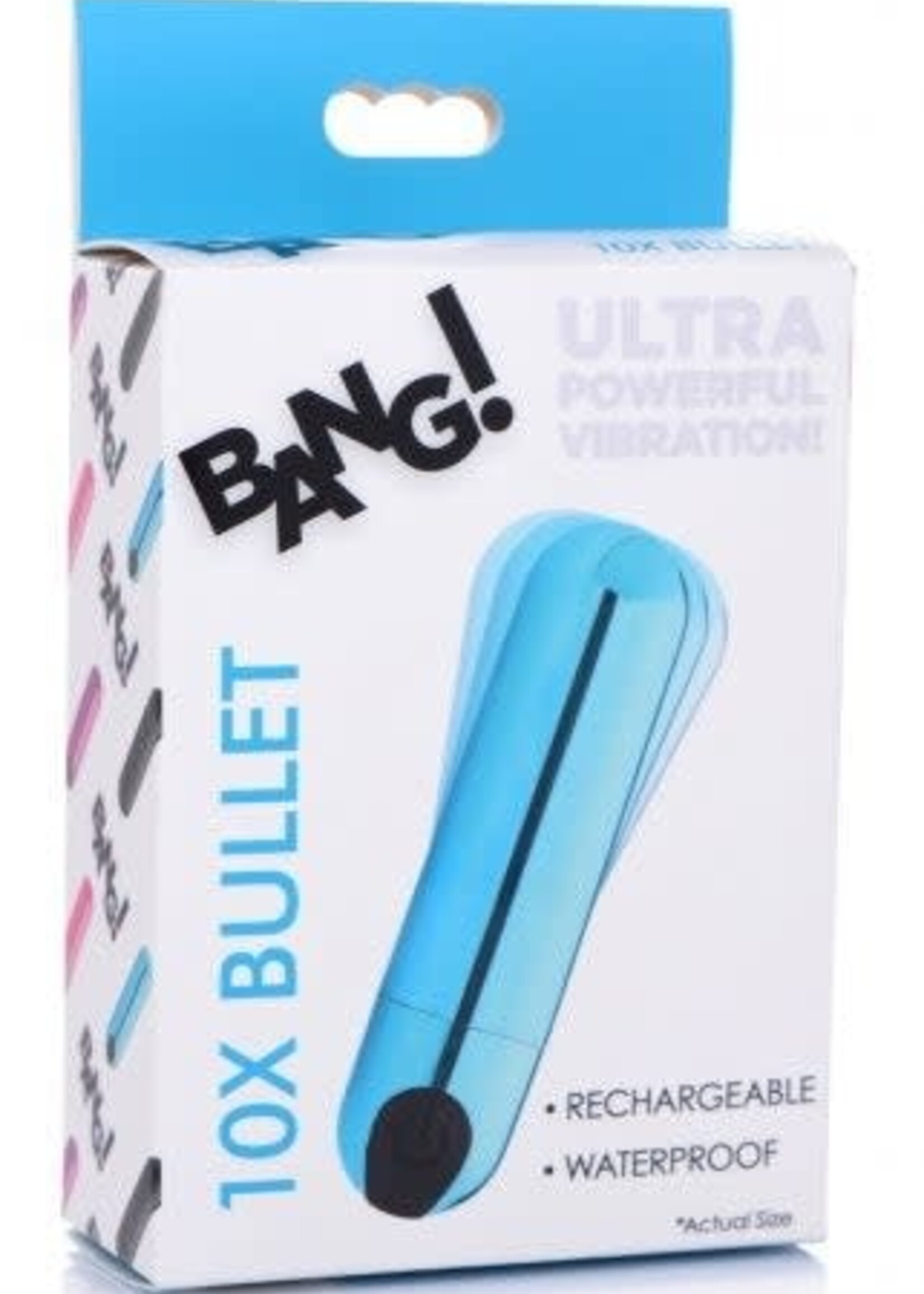 XR Brands Bang! 10x Bullet in Blue
