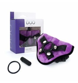 Adore U Adore U - Duo Vibrating Harness (Purple)