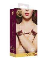 Ouch! Halo Wrist or Ankle Cuffs (Burgundy)