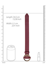 Ouch! Halo Wrist or Ankle Cuffs (burgundy)