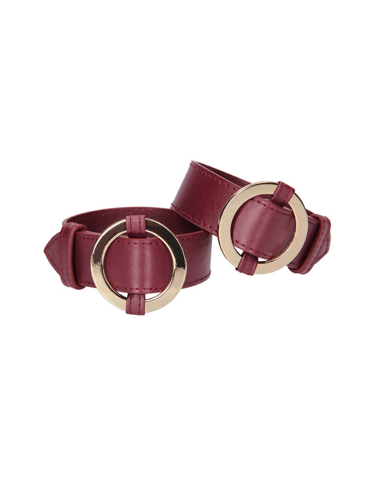 Ouch! Halo Wrist or Ankle Cuffs (burgundy)