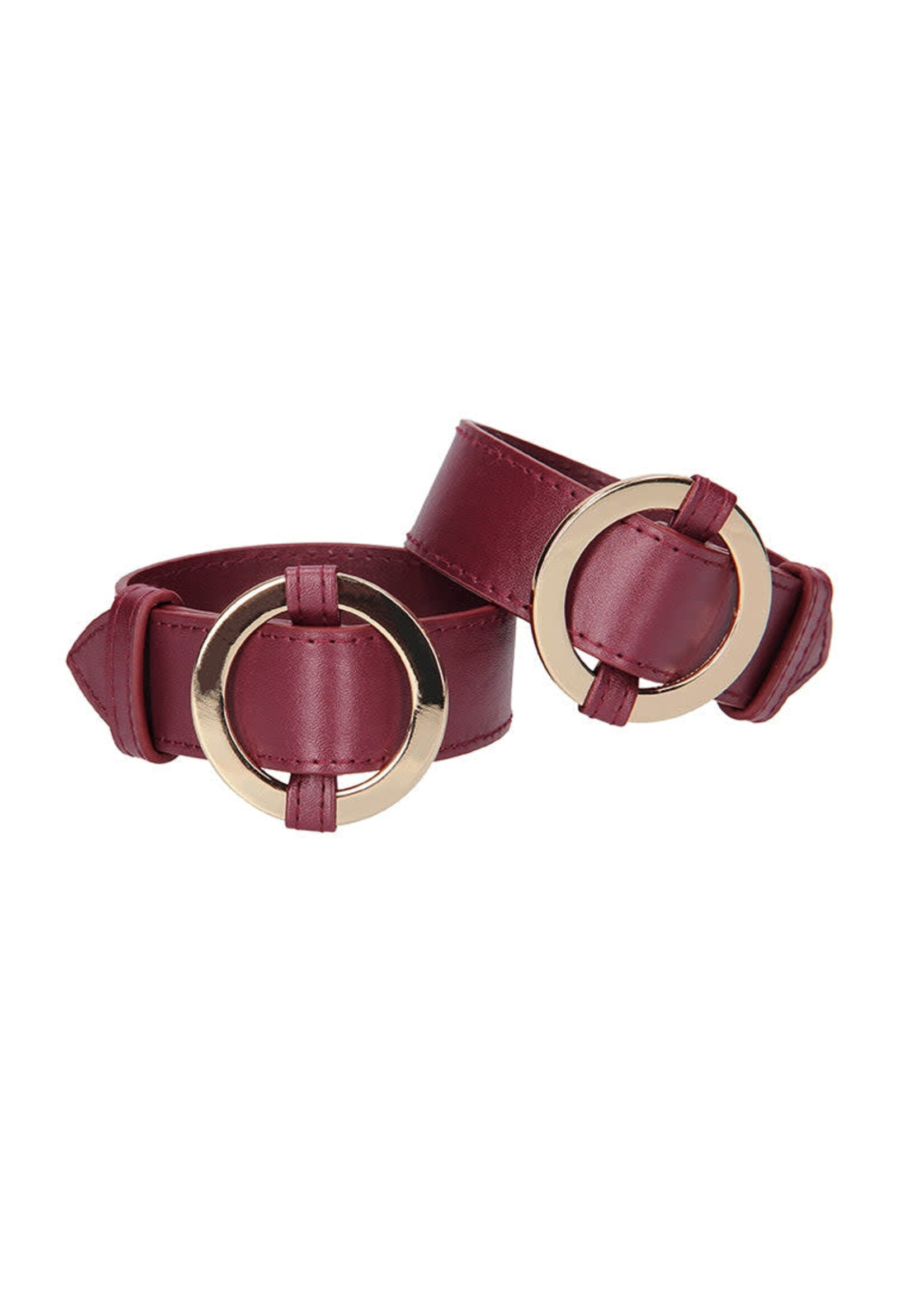 Ouch! Halo Wrist or Ankle Cuffs (Burgundy)
