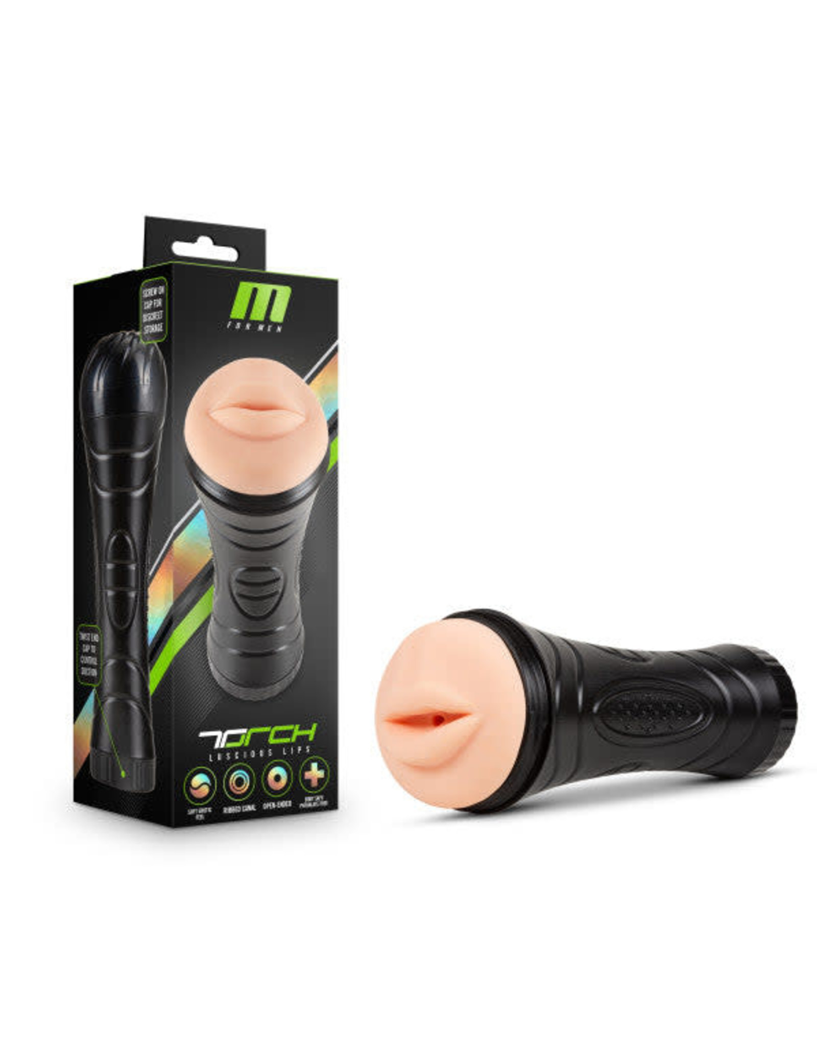 Blush Novelties M for Men - Torch - Luscious Lips