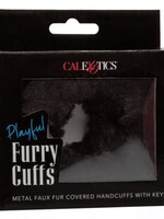 Calexotics Playful Furry Cuffs - Black