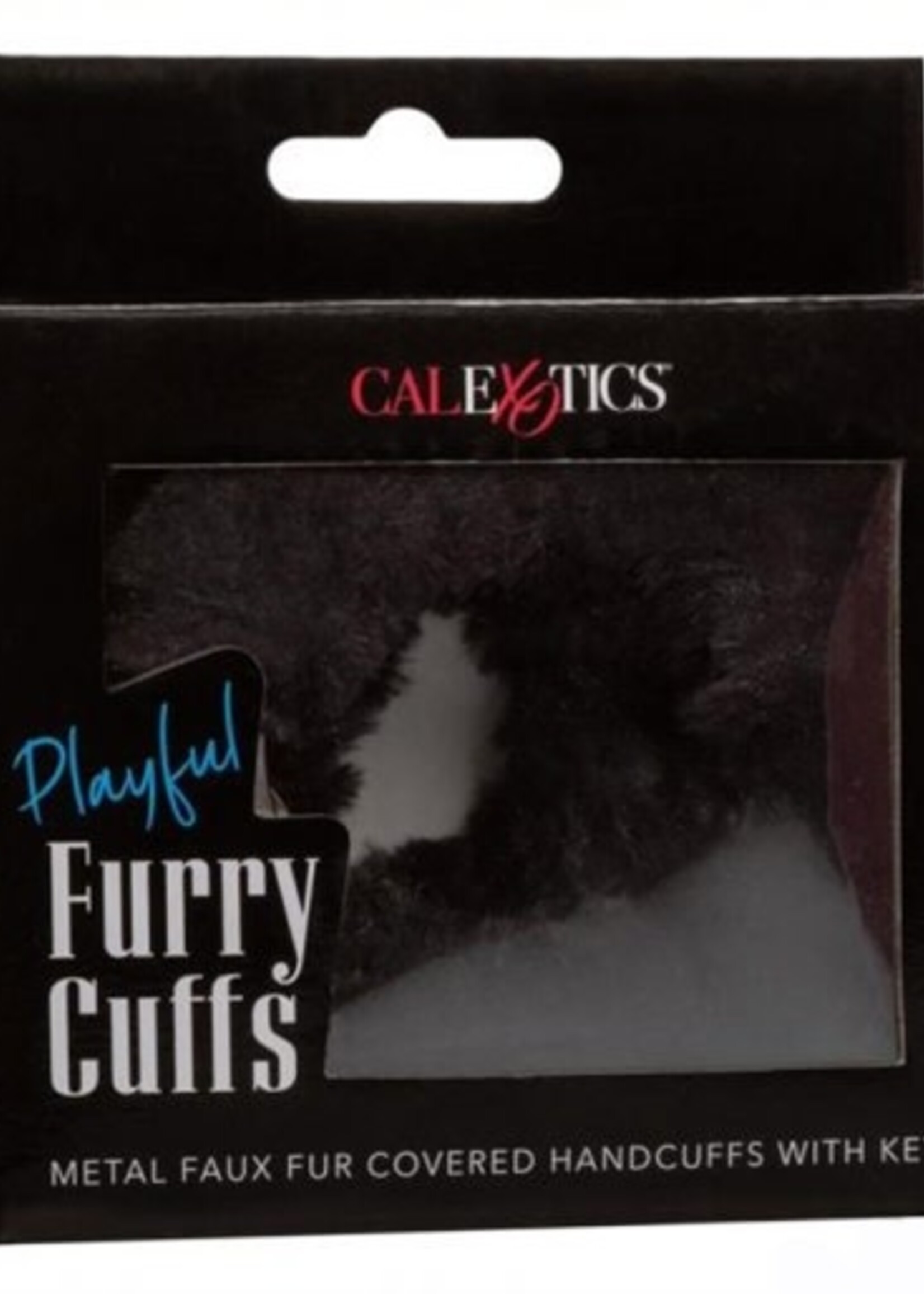 Calexotics Playful Furry Cuffs - Black