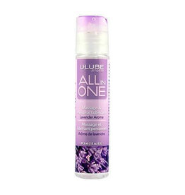 All in One Massage/Lubricant - Lavender - 1 oz