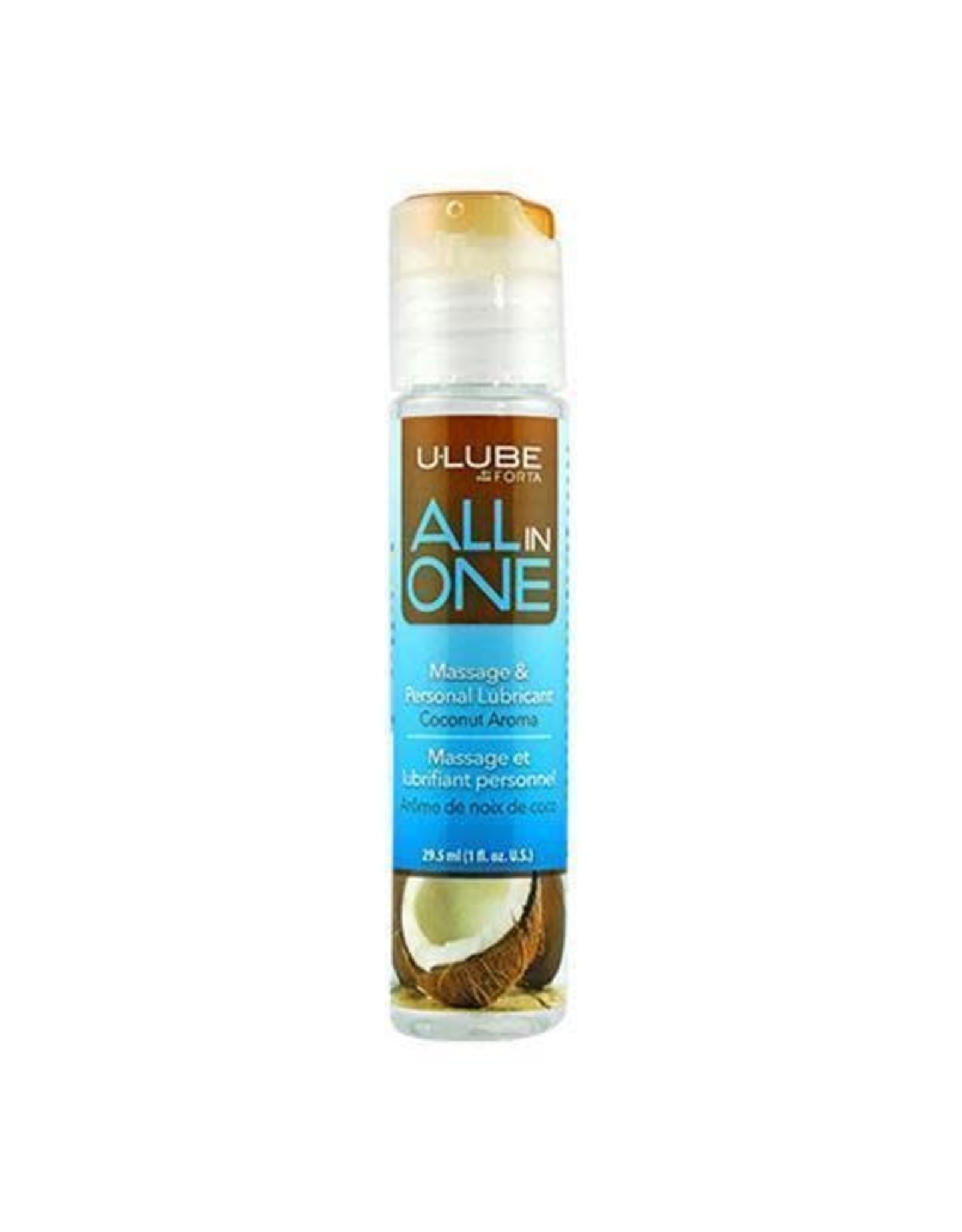 All in One Massage/Lubricant - Coconut (1 oz)