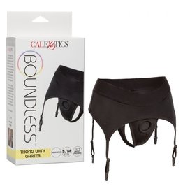Calexotics Boundless - Thong w/ Garter Harness - S/M