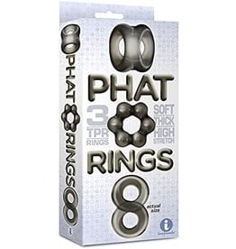 Icon Brands Icon Brands - Phat Rings 3pc Set 1 (smoke)