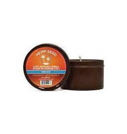 Earthly Body Hemp Seed 3-in-1 Massage Candle - Dive Deep (6oz)