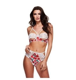 Baci Baci - Floral & Lace Bra Set M/L