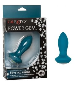 Calexotics Power Gem - Vibrating Petite Crystal Probe (Blue)