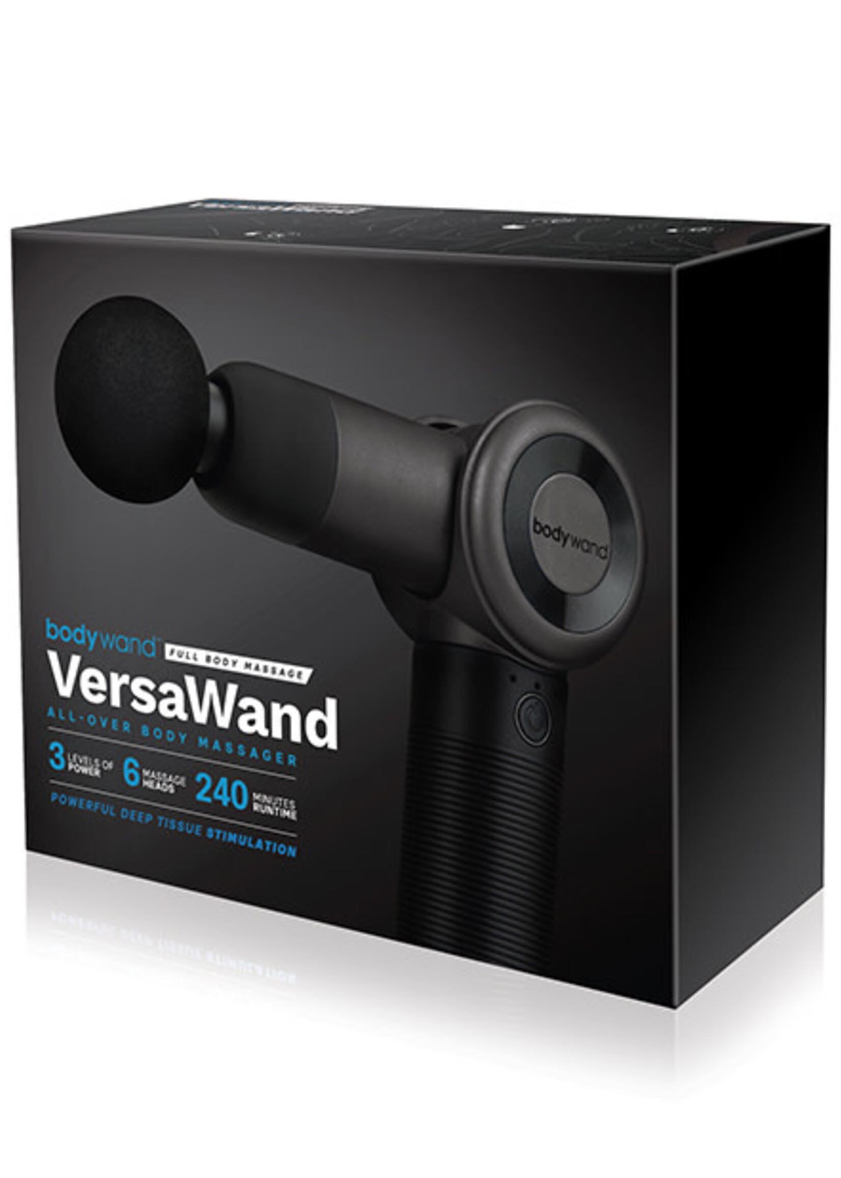 Body Wand Bodywand - VersaWand All Over Body Massager - Black
