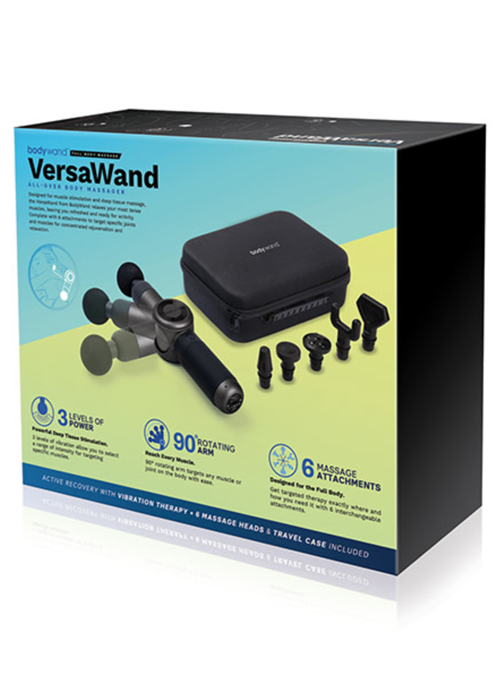 Body Wand Bodywand - VersaWand All Over Body Massager - Black