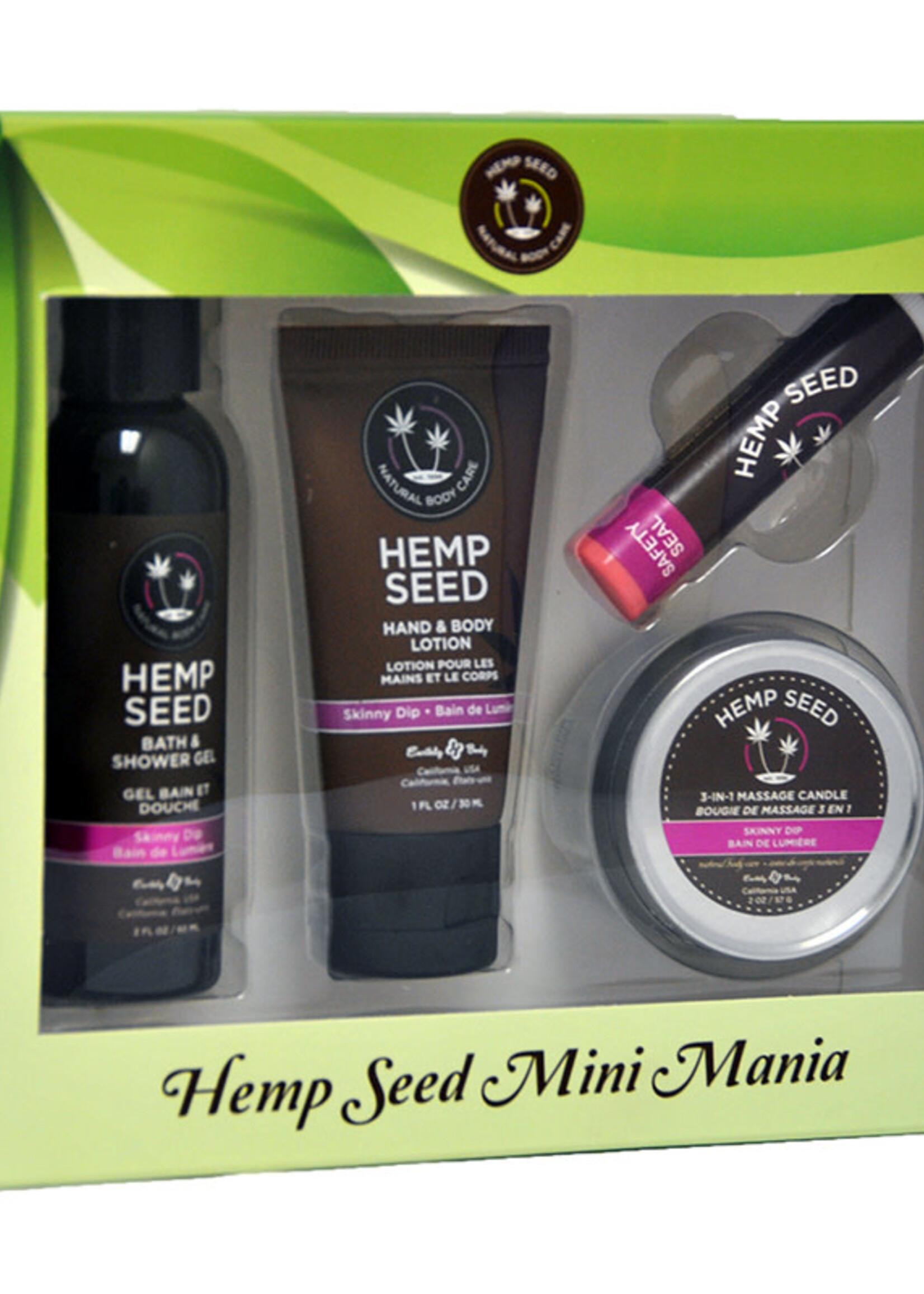 Earthly Body Hemp Seed Mini Mania Skinny Dip