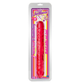 Doc Johnson Crystal Jellies - Jr. Double Dong - Pink