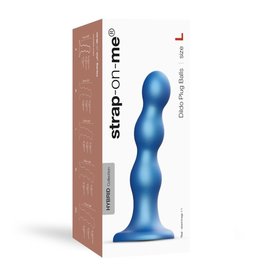 Strap-on-me by Lovely Planet StrapOnMe - Dildo Plug Balls Size Large (blue)