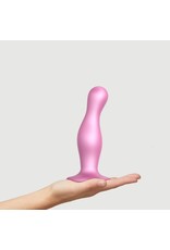 Strap-on-me by Lovely Planet StrapOnMe - Dildo Plug Curvy Size L (pink)