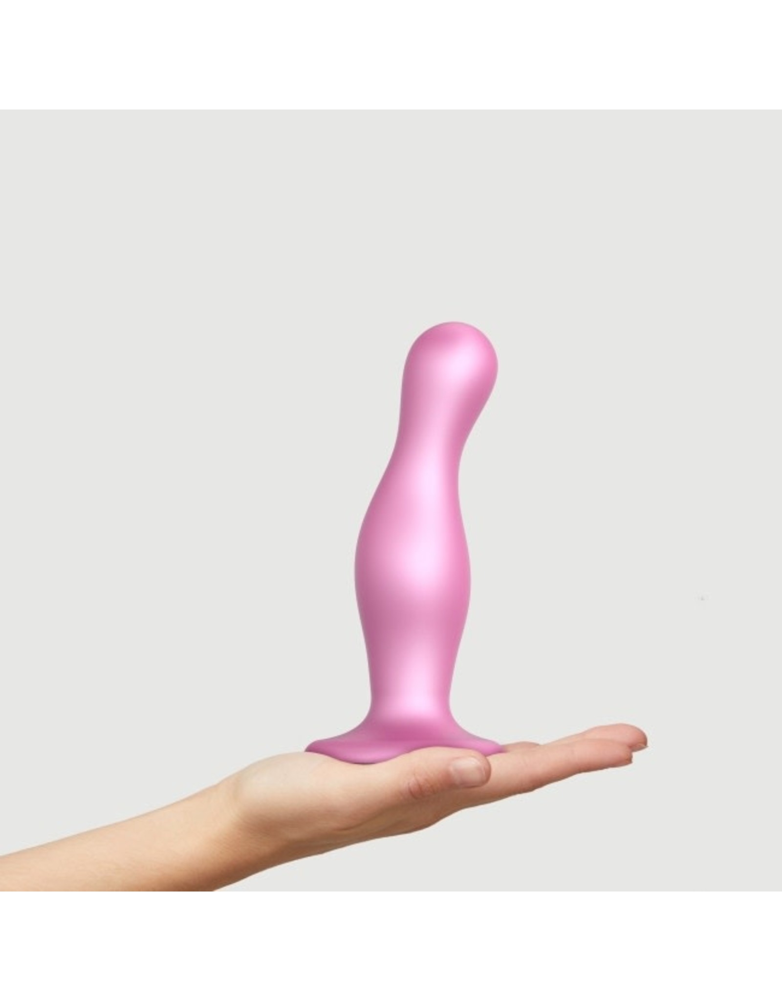 Strap-on-me by Lovely Planet StrapOnMe - Dildo Plug Curvy Size L (pink)