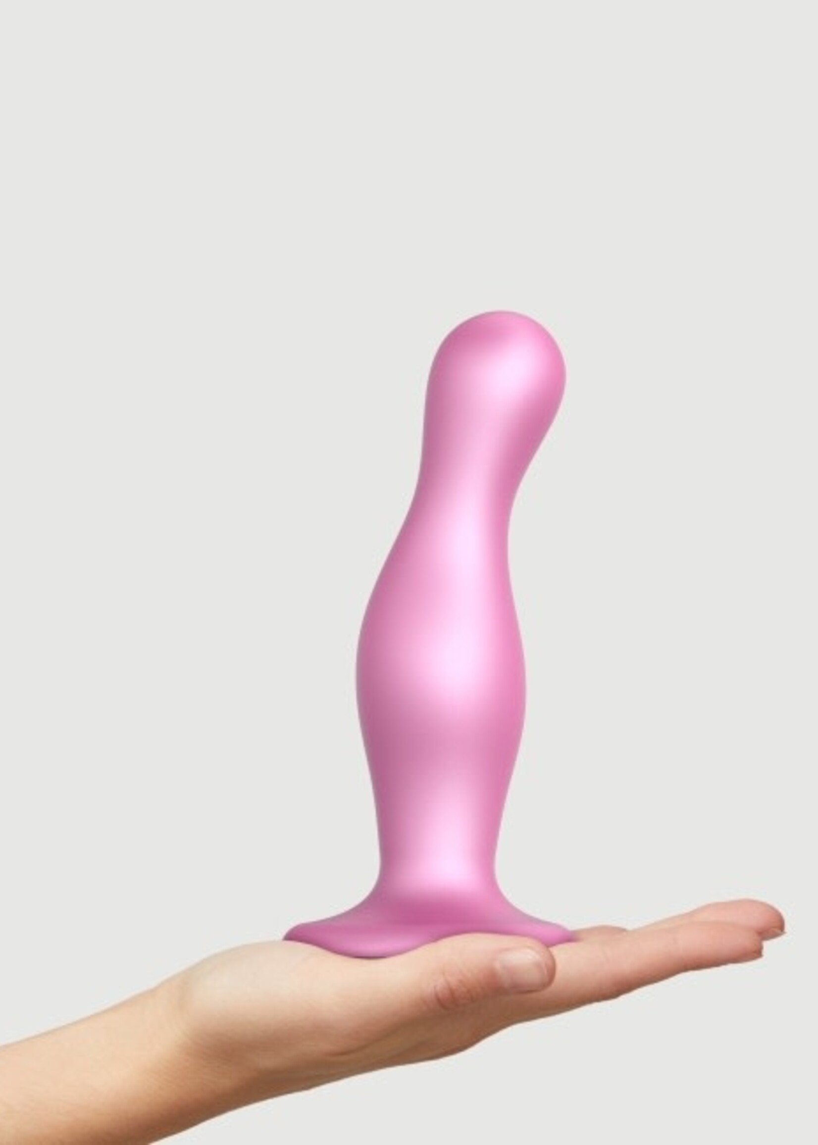 Strap-on-me by Lovely Planet StrapOnMe - Dildo Plug Curvy Size L (pink)