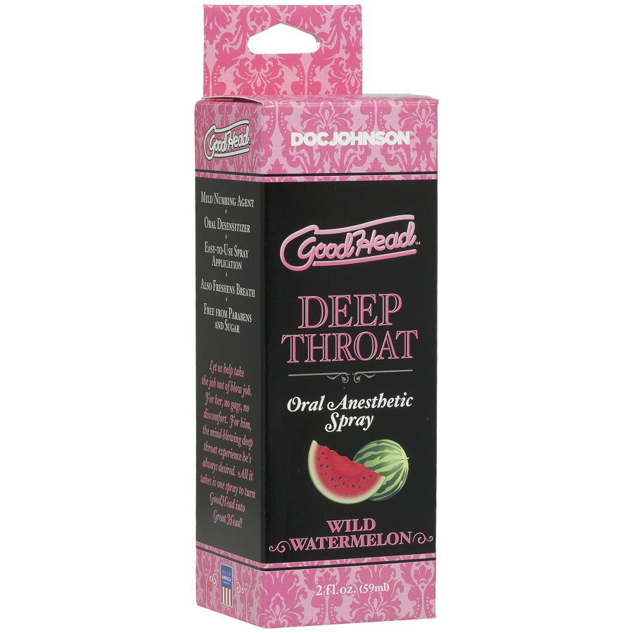 Good Head Deep Throat Oral Anesthetic Spray Wild Watermelon SensationO