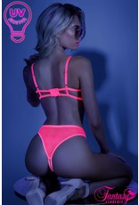 2Pc Glow Set - Neon Pink -  L/XL