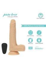 BMS Factory Pure Love Crazy Guy Vibrating - Rotating & Thrusting Dong with Remote