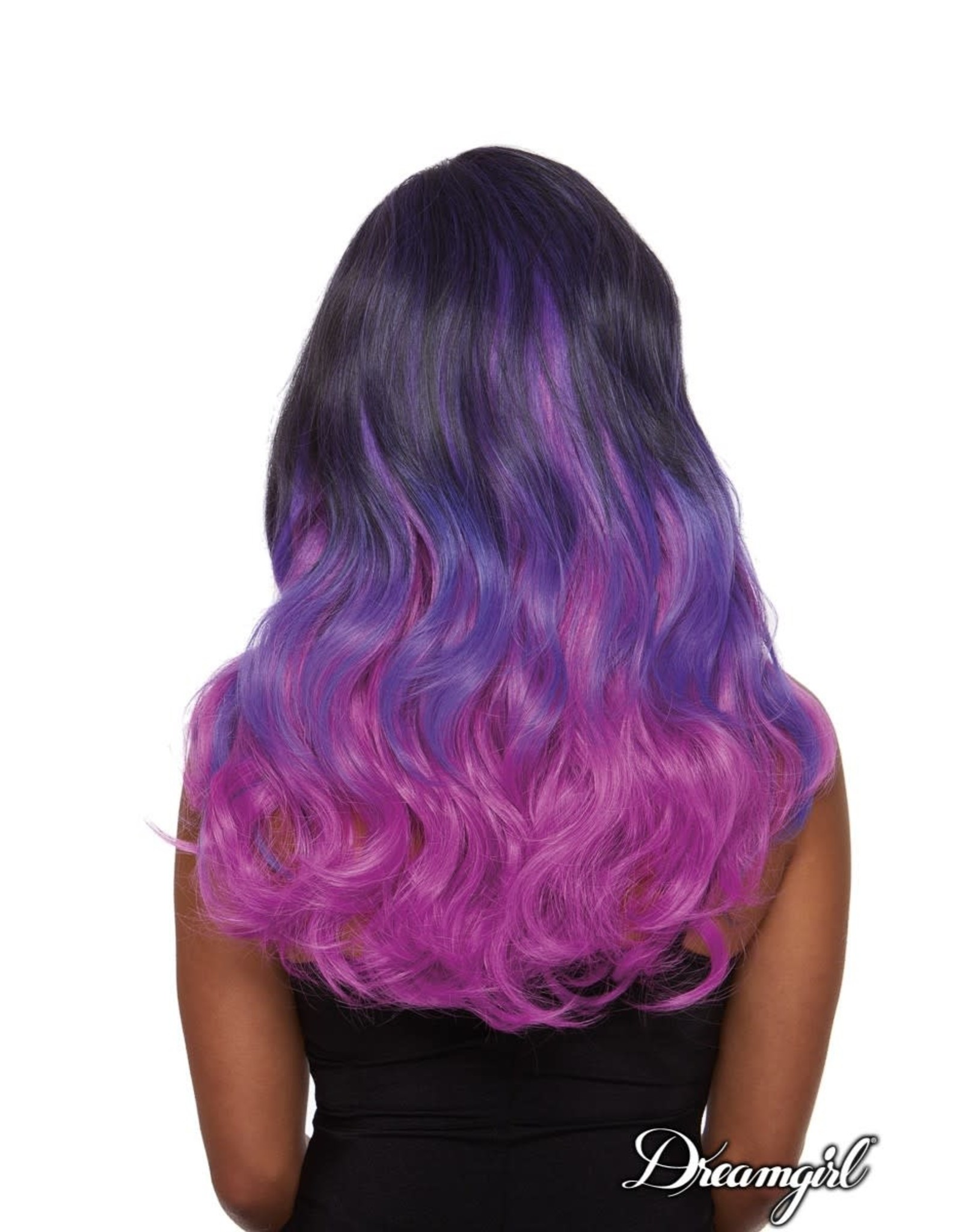Dreamgirl Dreamgirl Wigs - Faux Ombre Layered Wavy (3-tone purple)